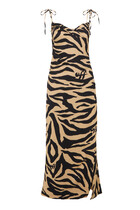 Zebra Vi Twisted Long Dress